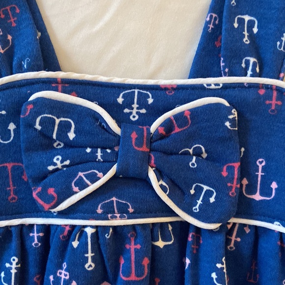 NWT Nautica Girls Tank Top with Anchors - Picture 2 of 4